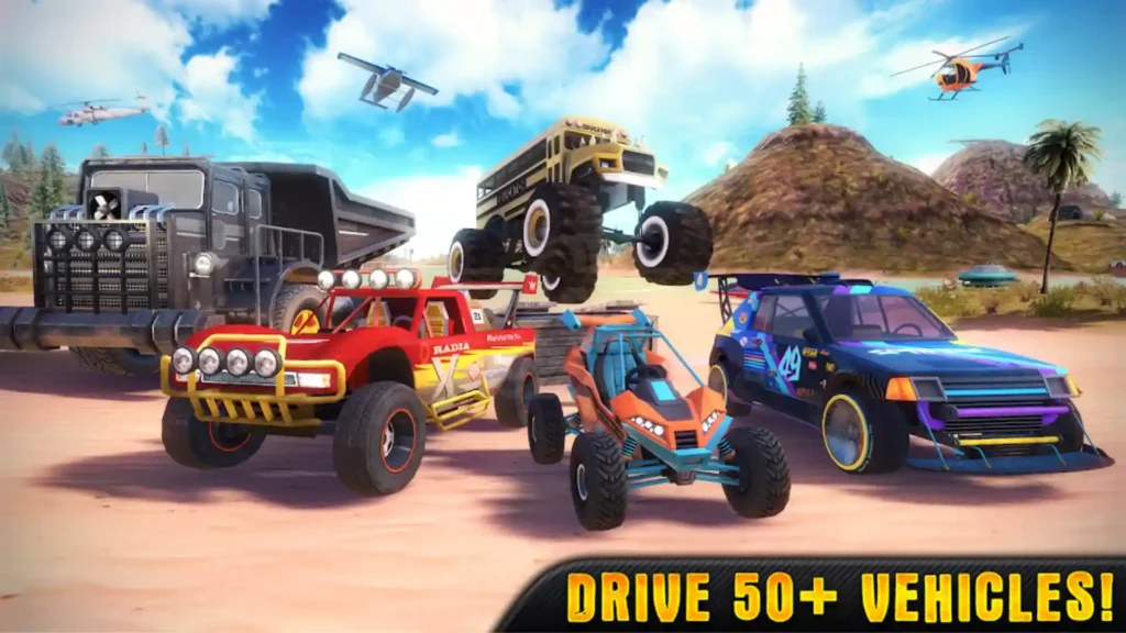 Off the orad mod apk unlocked all cars