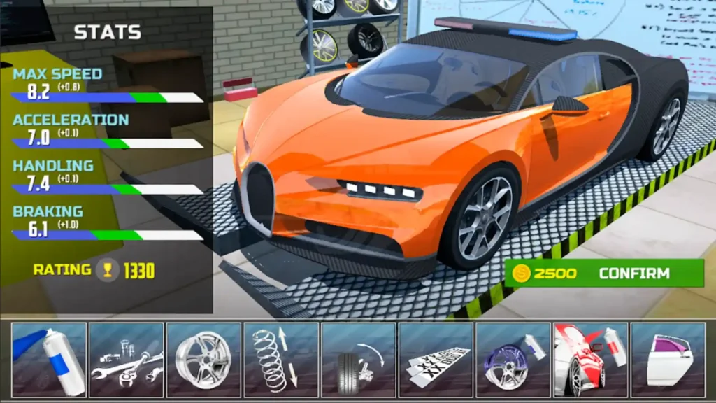 car simulator 2 mod apk  car customization