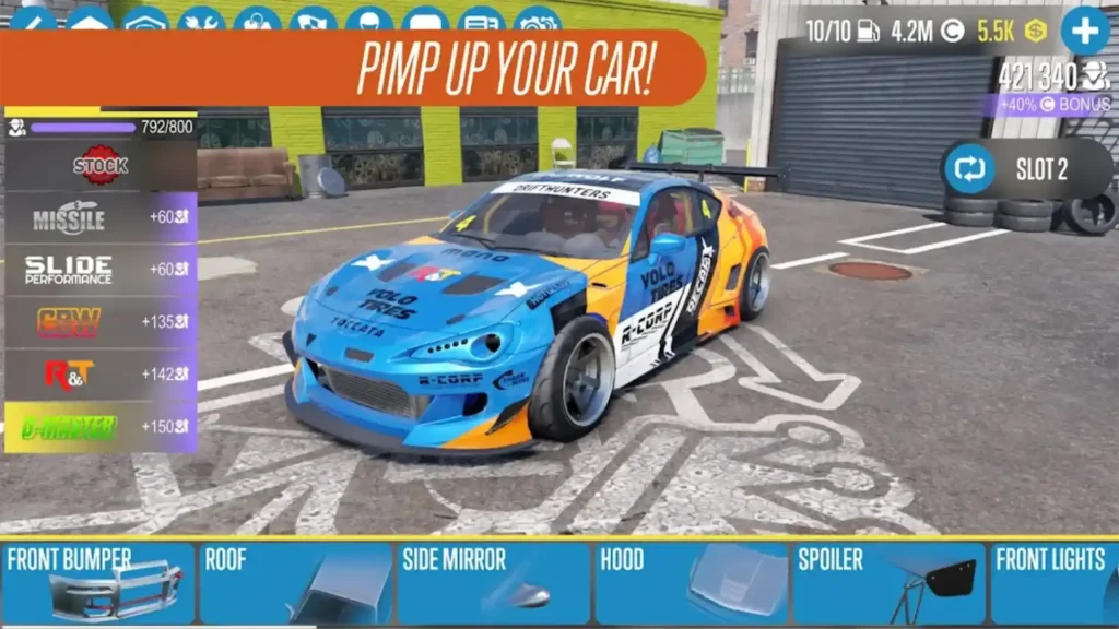 Carx drift racing 2 car customization