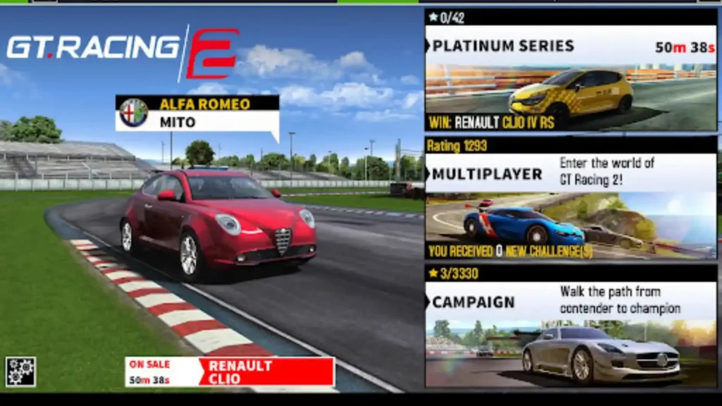 gt racing 2 modes