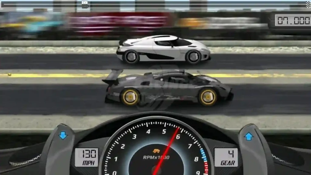 drag racing gameplay