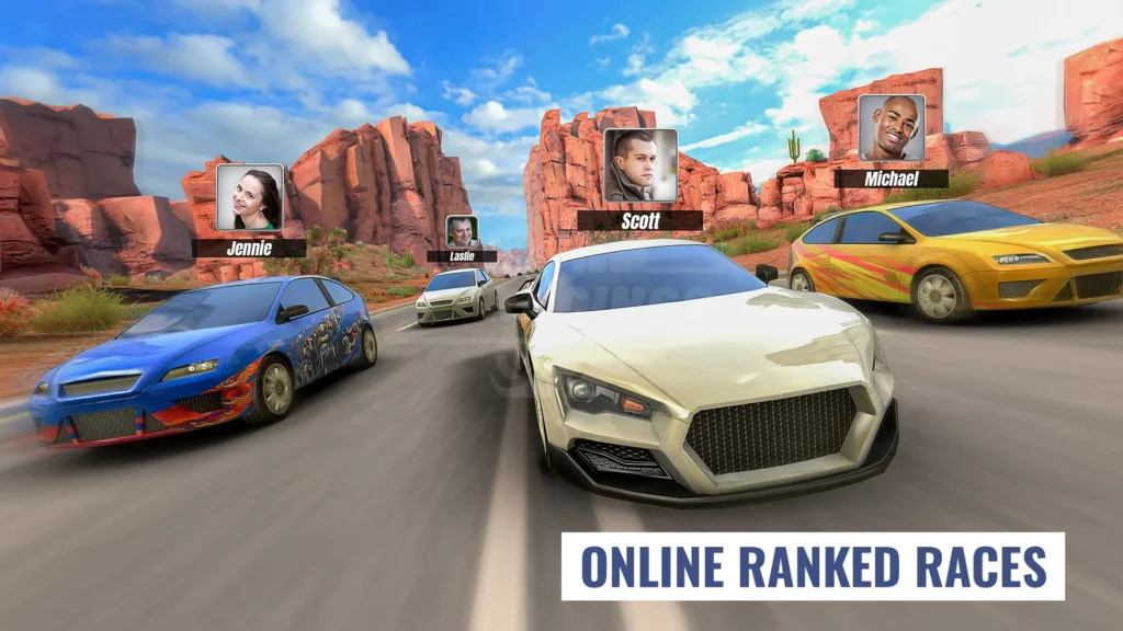 Online Ranked Races